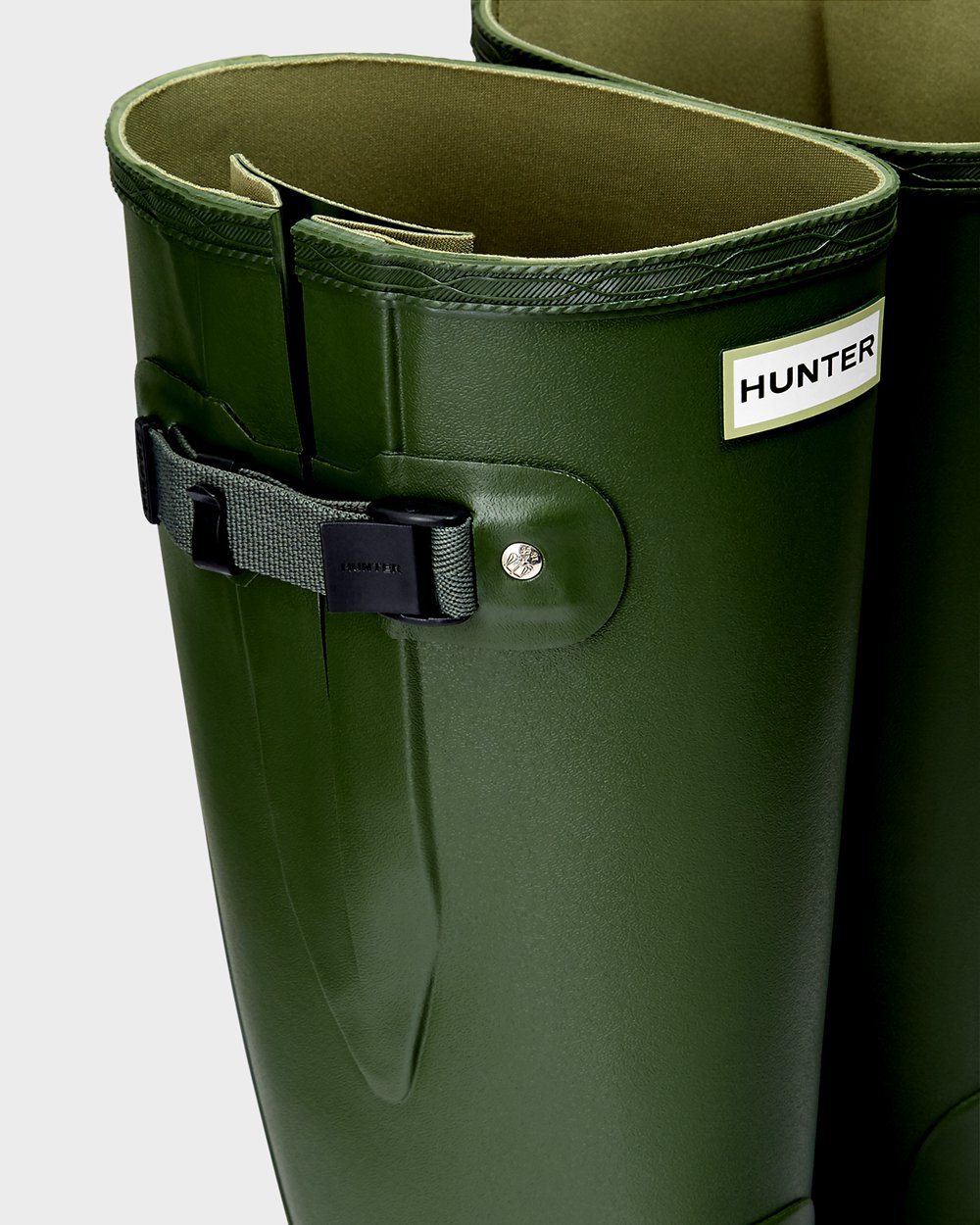 Bottes Larges Hunter Norris Field Femme Vert DVPULHN-82